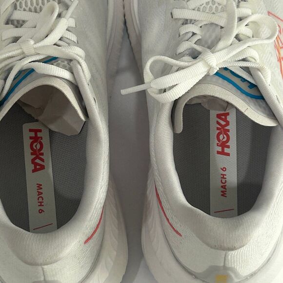 HOKA March 6 Running Shoes Women's Size 7.5 Color White Lightweight Cushioned - Picture 8 of 13